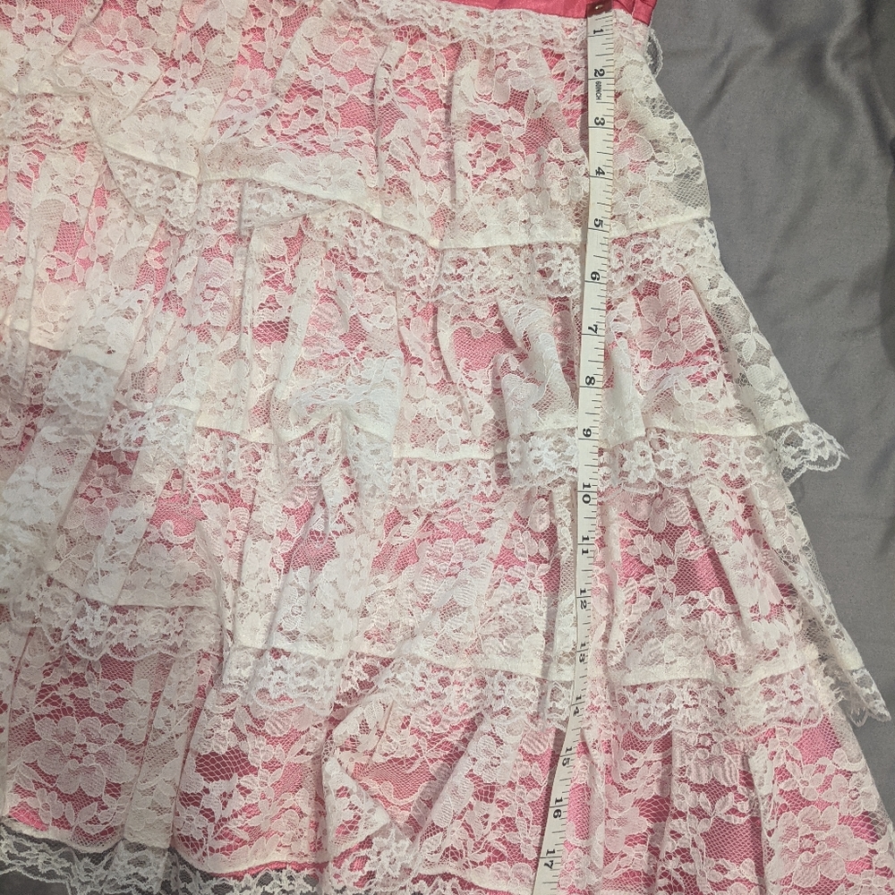 Betsey Johnson Lace Mini Tea Party Dress!! - Picture 7 of 7